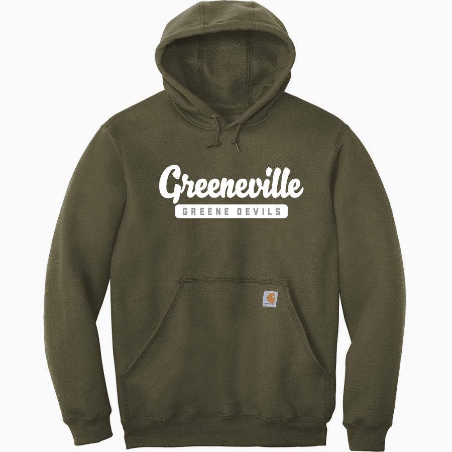 Greeneville Greene Devils <span class="pdp-name-mascot">Greeneville Greene Devils</span> Carhartt Men's Midweight Hooded Sweatshirt
