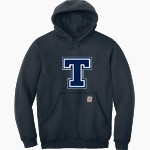 THURSTON HIGH SCHOOL EAGLES Carhartt Men's Midweight Hooded Sweatshirt Front Thumbnail