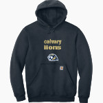 Calvary Lions Carhartt Men's Midweight Hooded Sweatshirt Front Thumbnail