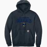 Clarion Golden Eagles <span class="pdp-name-mascot">Clarion - Penn West University Golden Eagles</span> Carhartt Men's Midweight Hooded Sweatshirt Front Thumbnail