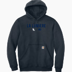 La Lumiere School Lakers Online Store <span class="pdp-name-mascot">La Lumiere Lakers</span> Carhartt Men's Midweight Hooded Sweatshirt Front Thumbnail