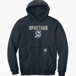 SPRINGFIELD TOWNSHIP HIGH SCHOOL SPARTANS <span class="pdp-name-mascot">SPRINGFIELD TOWNSHIP SPARTANS</span> Carhartt Men's Midweight Hooded Sweatshirt Front Thumbnail