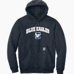CLOVER HIGH SCHOOL BLUE EAGLES <span class="pdp-name-mascot">CLOVER BLUE EAGLES</span> Carhartt Men's Midweight Hooded Sweatshirt Front Thumbnail