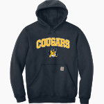 Goldsboro Cougars <span class="pdp-name-mascot">Goldsboro Cougars</span> Carhartt Men's Midweight Hooded Sweatshirt Front Thumbnail