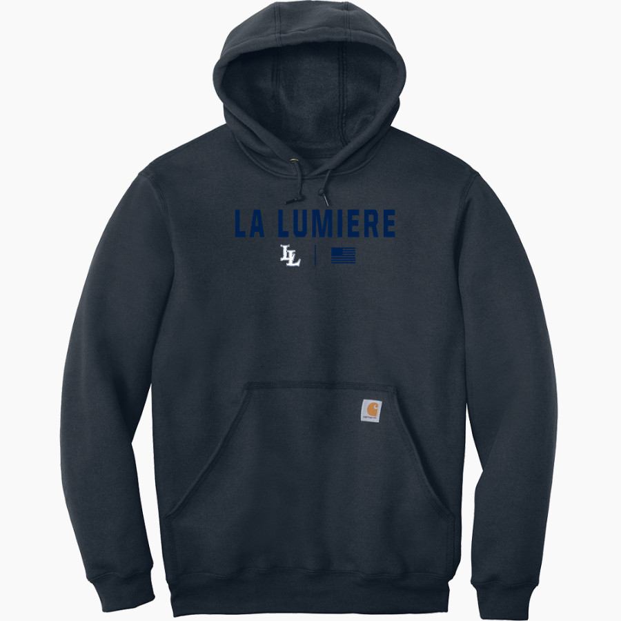 La Lumiere School Lakers Online Store <span class="pdp-name-mascot">La Lumiere Lakers</span> Carhartt Men's Midweight Hooded Sweatshirt
