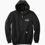 DICKINSON HIGH SCHOOL RAMS <span class="pdp-name-mascot">DICKINSON RAMS</span> Carhartt Men's Midweight Hooded Zip-Front Sweatshirt Front Thumbnail