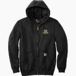 ATHENS HIGH SCHOOL BULLDOGS Carhartt Men's Midweight Hooded Zip-Front Sweatshirt Front Thumbnail