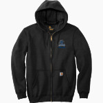 Aurora University Spartans Online Store <span class="pdp-name-mascot">Aurora Spartans</span> Carhartt Men's Midweight Hooded Zip-Front Sweatshirt Front Thumbnail