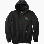 FAITH CHRISTIAN ACADEMY CONQUERORS <span class="pdp-name-mascot">FAITH CONQUERORS</span> Carhartt Men's Midweight Hooded Zip-Front Sweatshirt Front Thumbnail