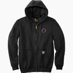 Skyline Gila River Mustangs <span class="pdp-name-mascot">Skyline Mustangs</span> Carhartt Men's Midweight Hooded Zip-Front Sweatshirt Front Thumbnail
