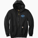 MIAMISBURG HIGH SCHOOL VIKINGS Carhartt Men's Midweight Hooded Zip-Front Sweatshirt Front Thumbnail
