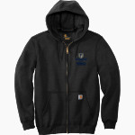 Thomas TITANS <span class="pdp-name-mascot">THOMAS TITANS</span> Carhartt Men's Midweight Hooded Zip-Front Sweatshirt Front Thumbnail