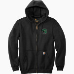 Calvary Christian Spartans <span class="pdp-name-mascot">Calvary Christian Spartans</span> Carhartt Men's Midweight Hooded Zip-Front Sweatshirt Front Thumbnail