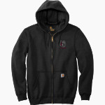 Anna Maria College Amcats <span class="pdp-name-mascot">Anna Maria College Amcats</span> Carhartt Men's Midweight Hooded Zip-Front Sweatshirt Front Thumbnail