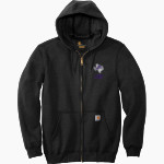 Johnson County Lions <span class="pdp-name-mascot">JOHNSON COUNTY SPORTS ASSOCIATION Lions</span> Carhartt Men's Midweight Hooded Zip-Front Sweatshirt Front Thumbnail
