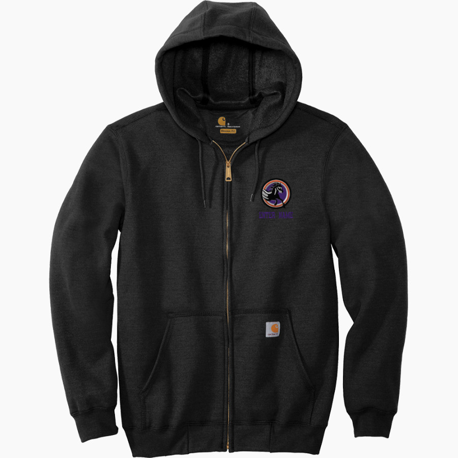 Skyline Gila River Mustangs <span class="pdp-name-mascot">Skyline Mustangs</span> Carhartt Men's Midweight Hooded Zip-Front Sweatshirt
