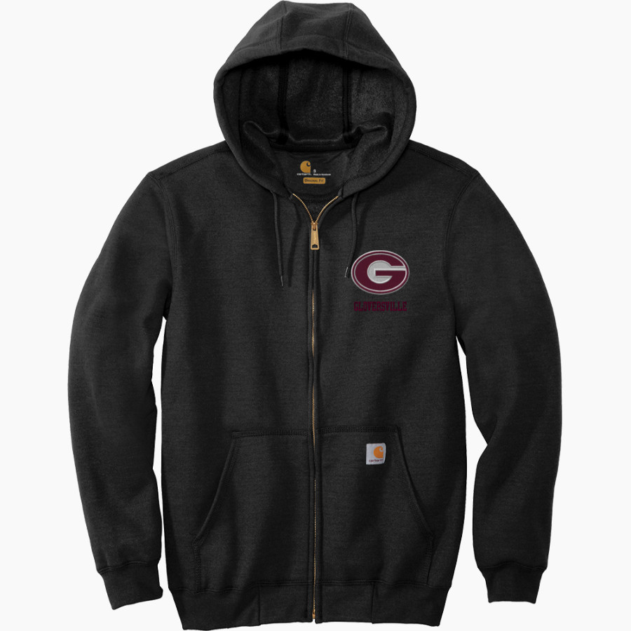 Gloversville High School Carhartt Men's Midweight Hooded Zip-Front Sweatshirt