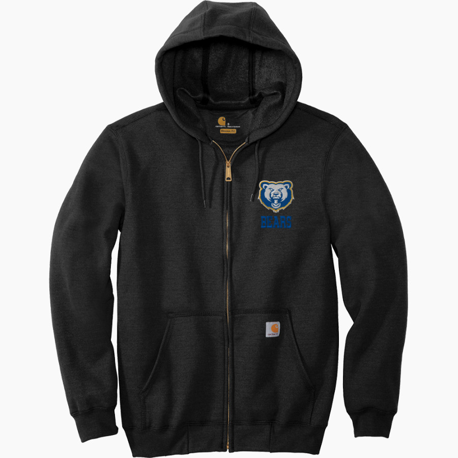 Gause Bears <span class="pdp-name-mascot">Gause Bears</span> Carhartt Men's Midweight Hooded Zip-Front Sweatshirt