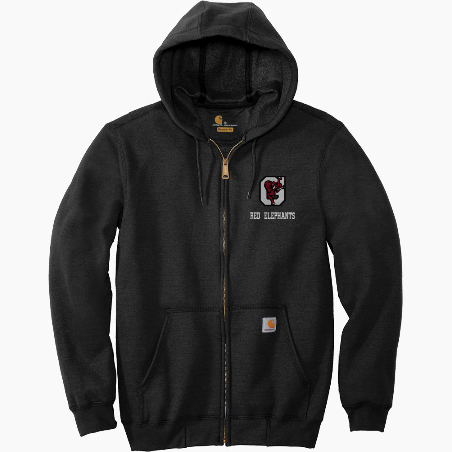 Gainesville Red Elephants <span class="pdp-name-mascot">Gainesville Red Elephants</span> Carhartt Men's Midweight Hooded Zip-Front Sweatshirt