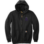 Lawrence 3-8 Lobos <span class="pdp-name-mascot">Lawrence 3-8 School Lobos</span> Carhartt Men's Midweight Hooded Zip-Front Sweatshirt Front Thumbnail