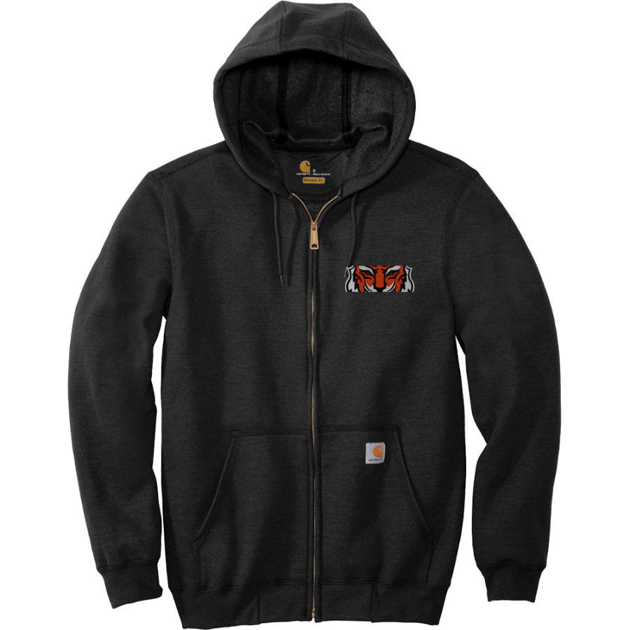 Tech High School Tigers <span class="pdp-name-mascot">Tech High School</span> Carhartt Men's Midweight Hooded Zip-Front Sweatshirt