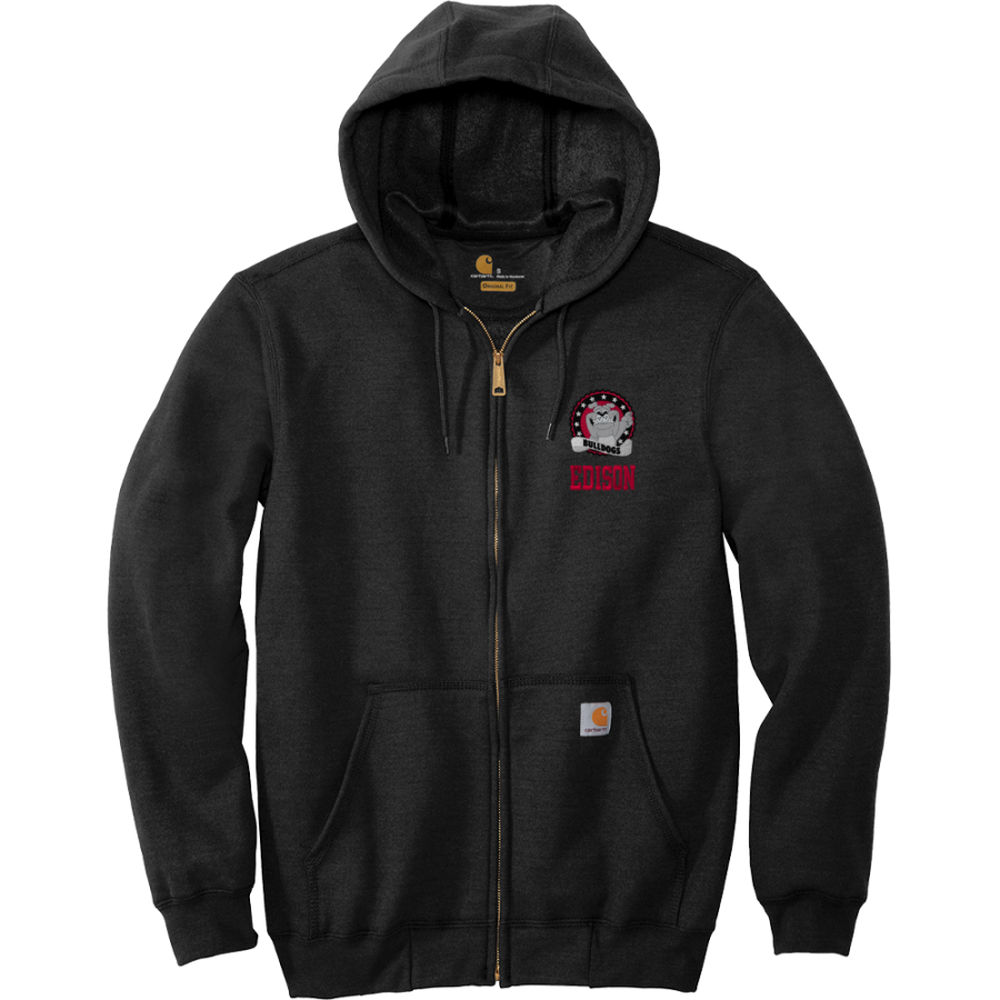 Edison Bulldogs <span class="pdp-name-mascot">Edison Elementary School Bulldogs</span> Carhartt Men's Midweight Hooded Zip-Front Sweatshirt