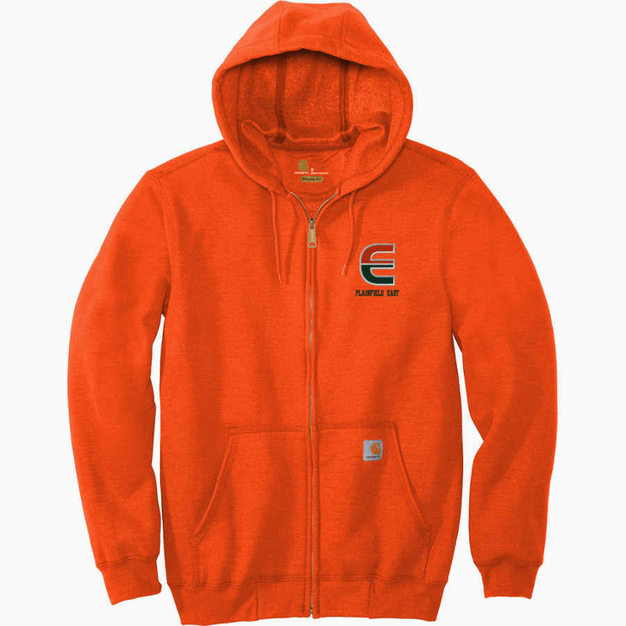 Plainfield East Bengals <span class="pdp-name-mascot">Plainfield East</span> Carhartt Men's Midweight Hooded Zip-Front Sweatshirt