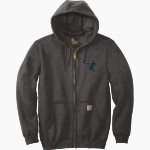Perry Meridian Falcons Carhartt Men's Midweight Hooded Zip-Front Sweatshirt Front Thumbnail