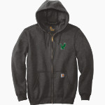 KILBOURNE HIGH SCHOOL HAWKS <span class="pdp-name-mascot">KILBOURNE HAWKS</span> Carhartt Men's Midweight Hooded Zip-Front Sweatshirt Front Thumbnail