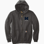 Marietta Blue Devils <span class="pdp-name-mascot">Marietta Blue Devils</span> Carhartt Men's Midweight Hooded Zip-Front Sweatshirt Front Thumbnail