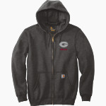 Germantown Red Devils <span class="pdp-name-mascot">Germantown Red Devils</span> Carhartt Men's Midweight Hooded Zip-Front Sweatshirt Front Thumbnail