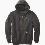 Saint Stephen's Falcons Carhartt Men's Midweight Hooded Zip-Front Sweatshirt Front Thumbnail