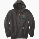 Plainfield East Bengals Carhartt Men's Midweight Hooded Zip-Front Sweatshirt Front Thumbnail