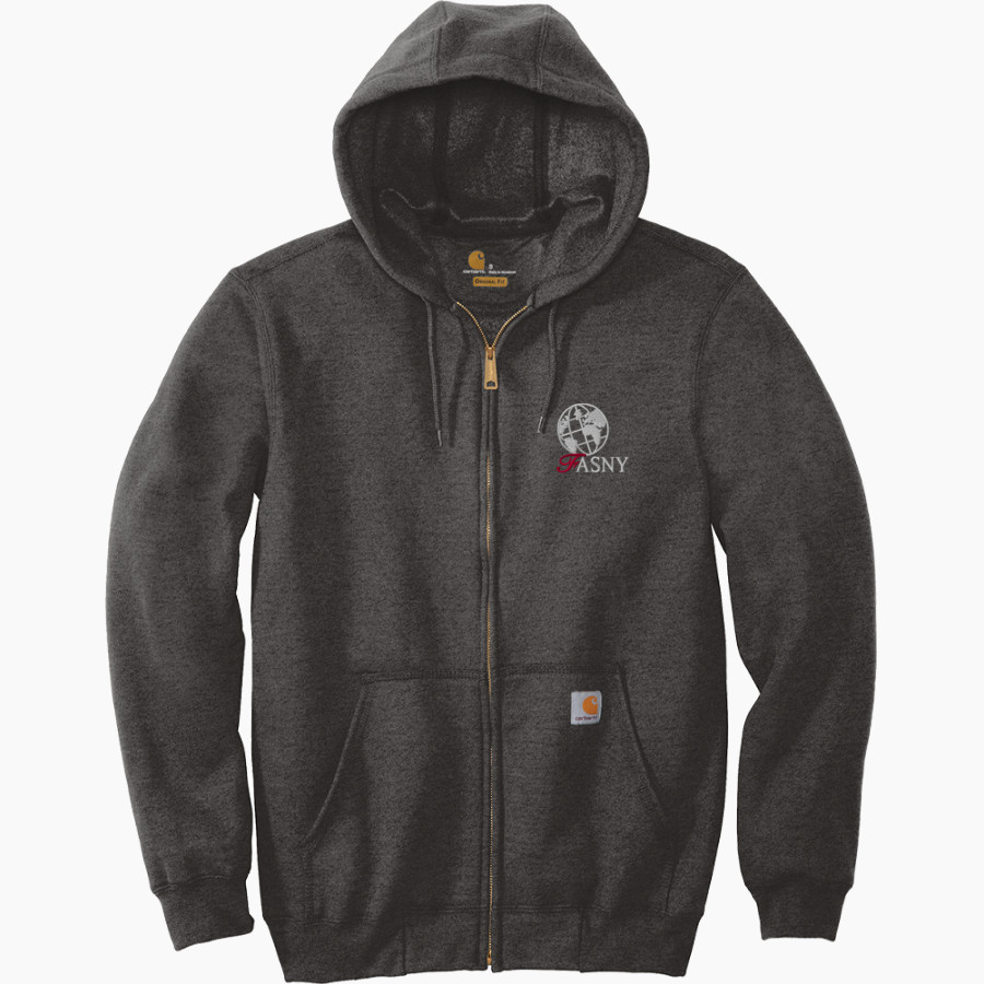 French-American School of New York - Online Store <span class="pdp-name-mascot">French-American School Sharks</span> Carhartt Men's Midweight Hooded Zip-Front Sweatshirt
