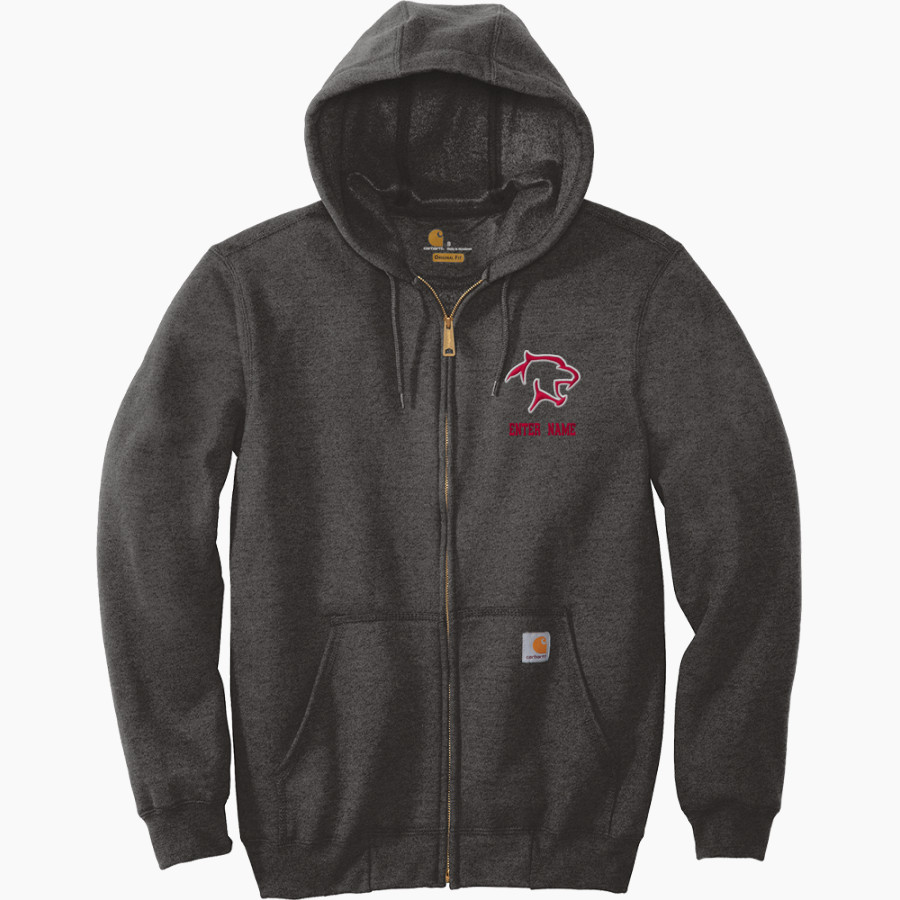 Pyle Panthers <span class="pdp-name-mascot">Pyle Middle School Panthers</span> Carhartt Men's Midweight Hooded Zip-Front Sweatshirt