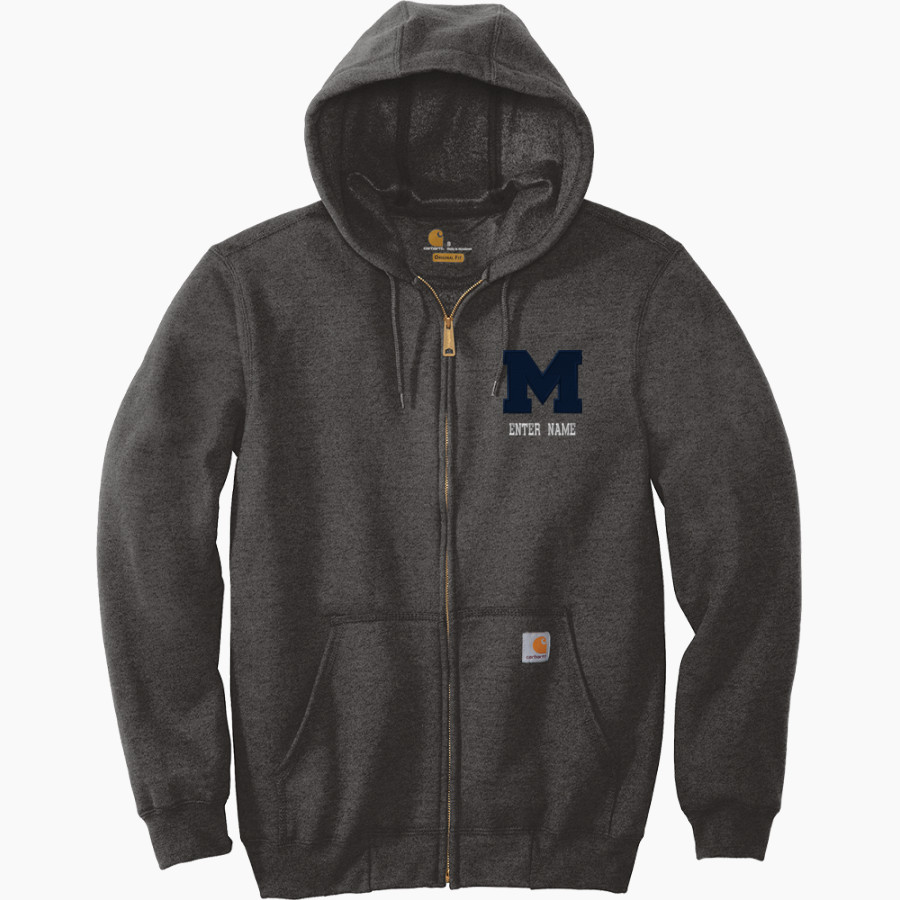 Marietta Blue Devils <span class="pdp-name-mascot">Marietta Blue Devils</span> Carhartt Men's Midweight Hooded Zip-Front Sweatshirt