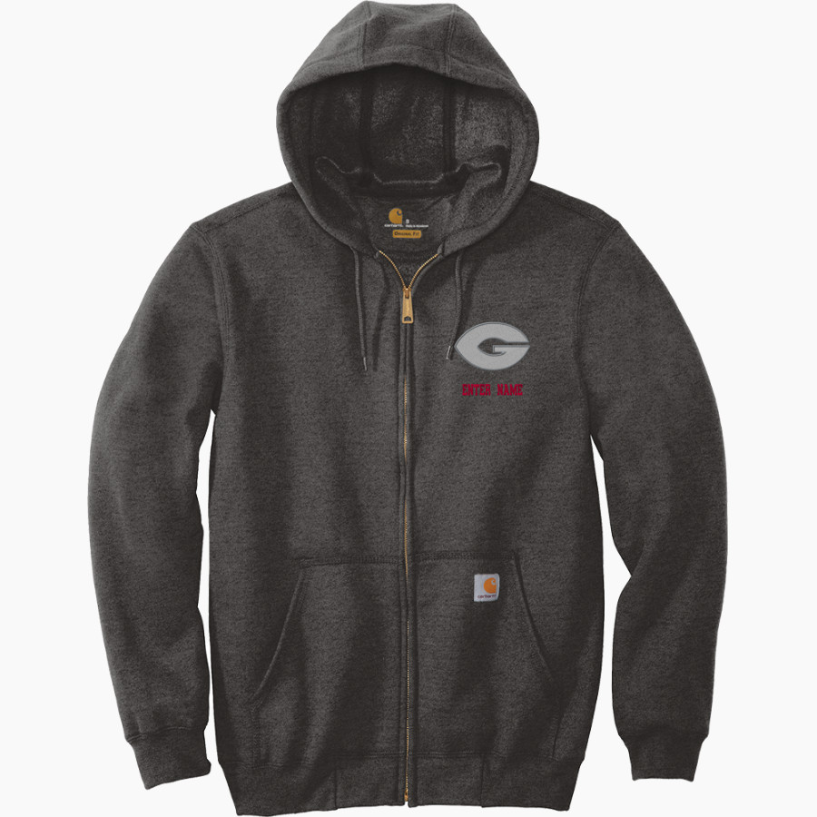 Germantown Red Devils <span class="pdp-name-mascot">Germantown Red Devils</span> Carhartt Men's Midweight Hooded Zip-Front Sweatshirt
