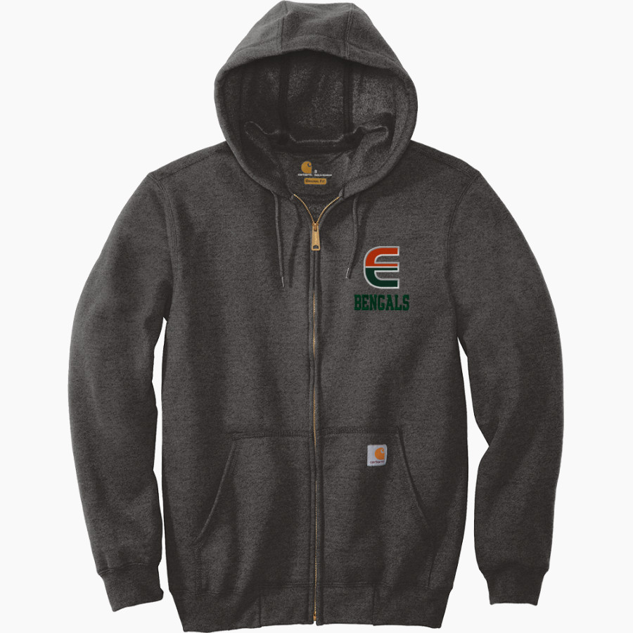 Plainfield East Bengals Carhartt Men's Midweight Hooded Zip-Front Sweatshirt