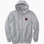 Union Bears Carhartt Men's Midweight Hooded Zip-Front Sweatshirt Front Thumbnail