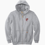 THE DALLES HIGH SCHOOL RIVERHAWKS Carhartt Men's Midweight Hooded Zip-Front Sweatshirt Front Thumbnail