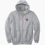 SAINT ANSGAR HIGH SCHOOL SAINTS <span class="pdp-name-mascot">SAINT ANSGAR SAINTS</span> Carhartt Men's Midweight Hooded Zip-Front Sweatshirt Front Thumbnail