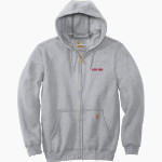 Baylor School Red Raiders Carhartt Men's Midweight Hooded Zip-Front Sweatshirt Front Thumbnail