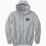 Coxsackie-Athens High School Riverhawks official sideline store <span class="pdp-name-mascot">Coxsackie-Athens Riverhawks</span> Carhartt Men's Midweight Hooded Zip-Front Sweatshirt Front Thumbnail