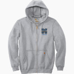MIDLAKES HIGH SCHOOL SCREAMING EAGLES <span class="pdp-name-mascot">MIDLAKES SCREAMING EAGLES</span> Carhartt Men's Midweight Hooded Zip-Front Sweatshirt Front Thumbnail