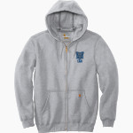 CAM HIGH SCHOOL COUGARS Carhartt Men's Midweight Hooded Zip-Front Sweatshirt Front Thumbnail