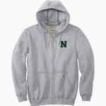 NEWFOUND REGIONAL BEARS ONLINE STORE Carhartt Men's Midweight Hooded Zip-Front Sweatshirt Front Thumbnail