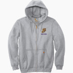 BELLBROOK GOLDEN EAGLES The Official Online Store Carhartt Men's Midweight Hooded Zip-Front Sweatshirt Front Thumbnail