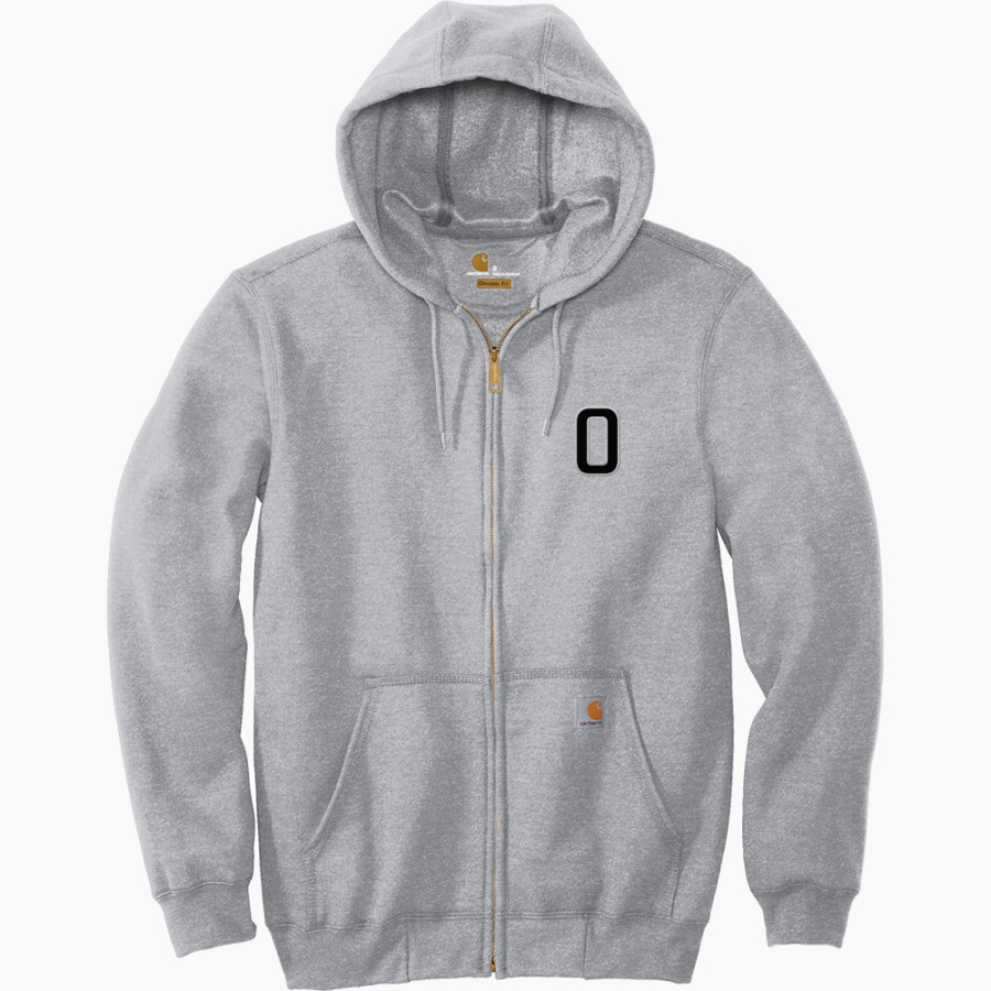 Oakwood Hawks <span class="pdp-name-mascot">Oakwood Hawks</span> Carhartt Men's Midweight Hooded Zip-Front Sweatshirt