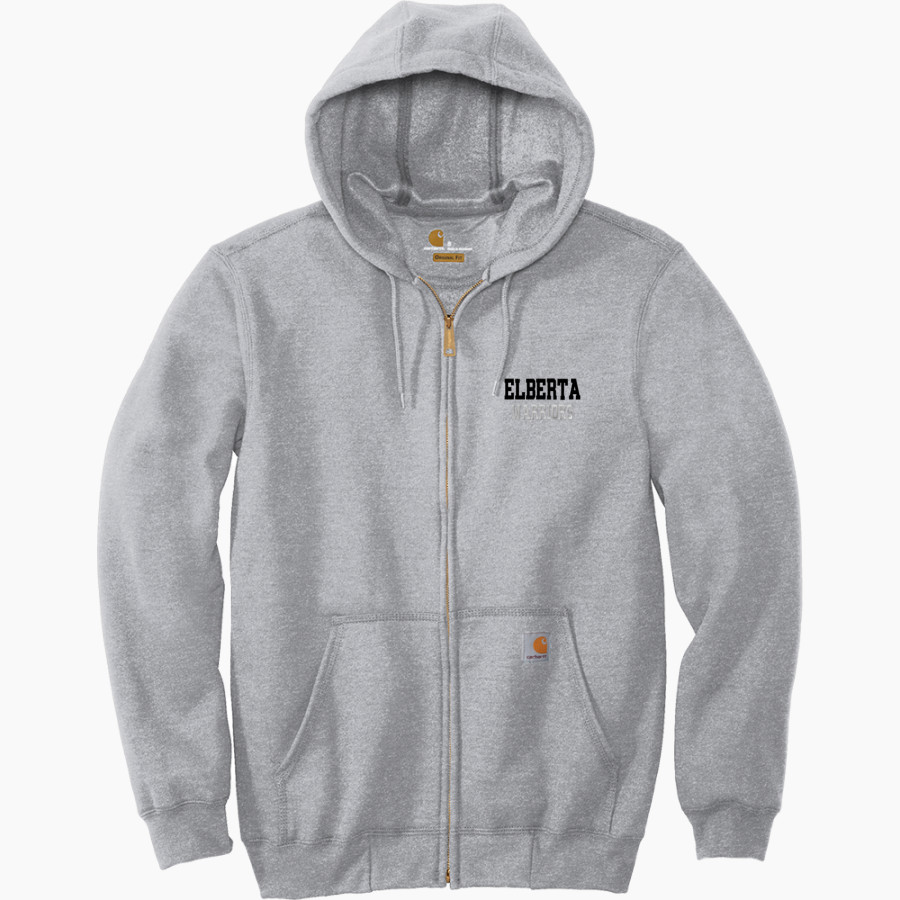 ELBERTA HIGH SCHOOL Warriors <span class="pdp-name-mascot">Elberta Warriors</span> Carhartt Men's Midweight Hooded Zip-Front Sweatshirt