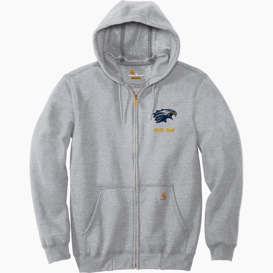 East Dayton Christian Eagles <span class="pdp-name-mascot">East Dayton Christian Eagles</span> Carhartt Men's Midweight Hooded Zip-Front Sweatshirt